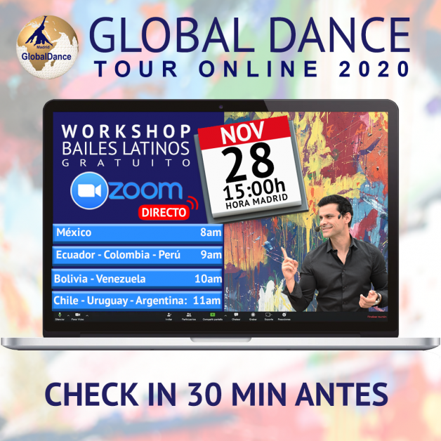 Global Dance Tour | Workshop internacional de baile deportivo Online