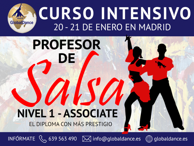 Curso de Profesor de Salsa Associate – 20 y 21 de Enero en Madrid